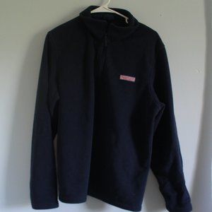 Vineyard Vine Navy Blue Fleece Pullover